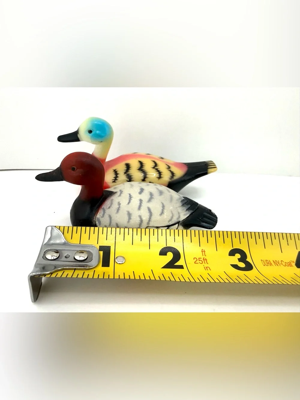 Vintage miniature duck figurine & 1 pencil sharpener.